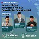 🎓 SEMINAR NASIONAL KPI UIN SGD BANDUNGTema- Link and Match Kompetensi KPI dan Dunia Usaha Duni